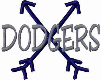 340x270 Dodgers Embroidery Etsy