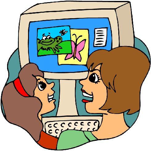 490x489 Elementary Computer Lab Clipart