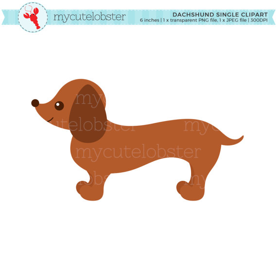 570x570 Dachshund Single Clipart Sausage Dog Clip Art Cute Dog Dog