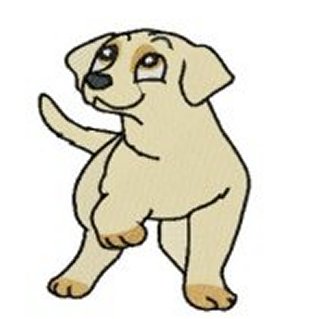 319x319 Yellow Labrador Clipart