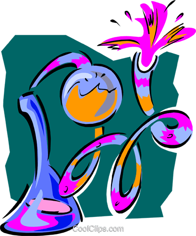 399x480 Science Beakers And Lab Equipment Royalty Free Vector Clip Art