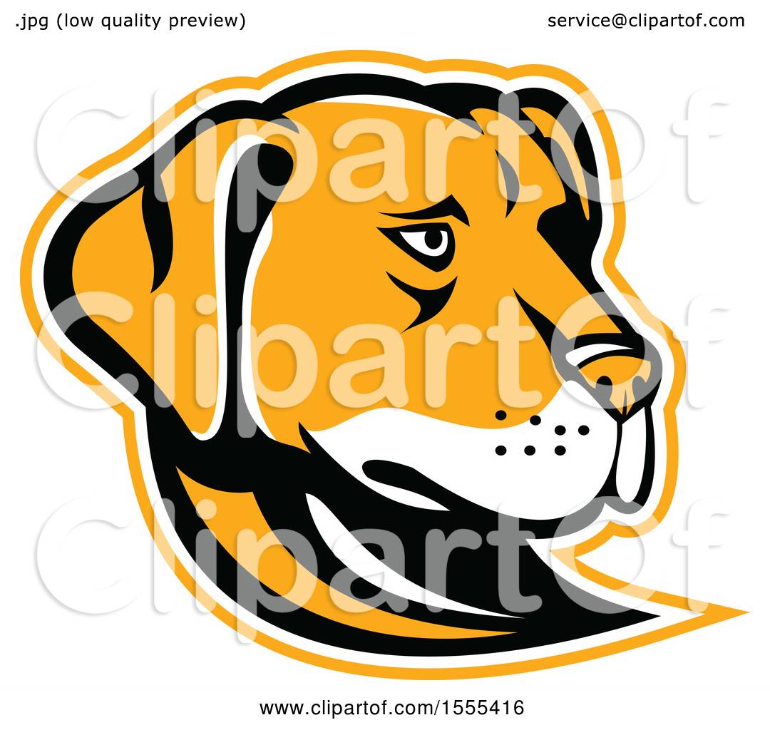 1080x1024 Clipart Of A Retro Yellow Labrador Dog Mascot Head