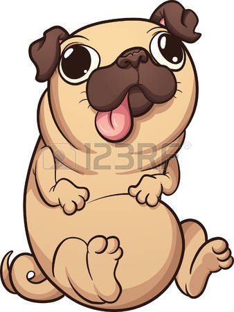 338x450 Pug Dog Clipart Hd