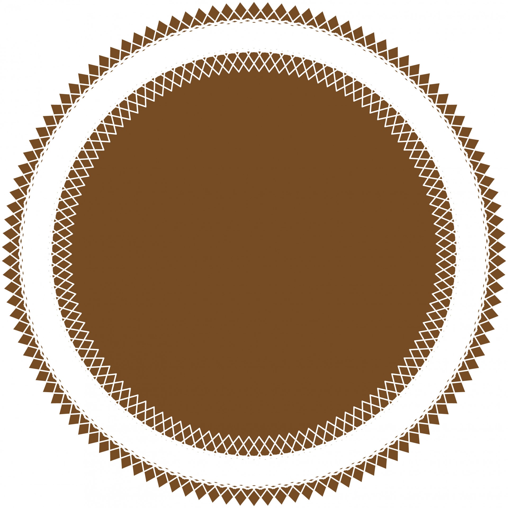 1919x1920 Doily Shape Clip Art Free Stock Photo