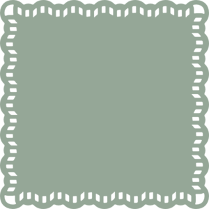 300x300 Lace Trimmed Square Clip Art