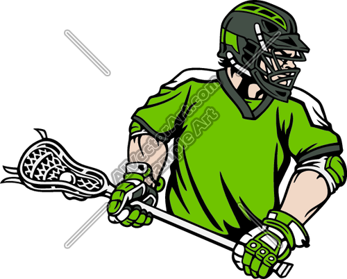 500x402 Lacrosse01v4clr Clipart And Vectorart Sports