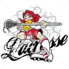 236x236 Sports Clipart Image Of Boys Youth Color Lacrosse Player Graphic