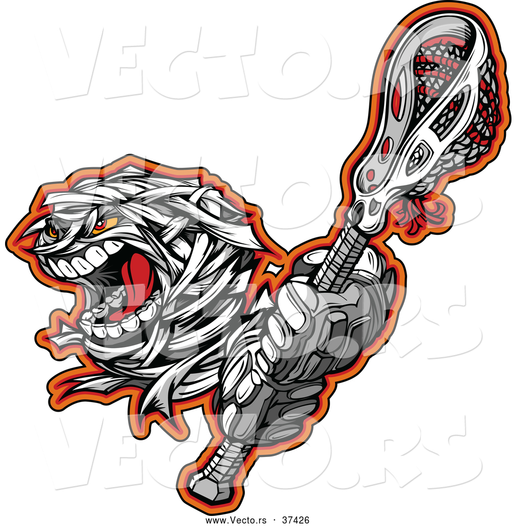 1024x1044 Vector Of A Cartoon Mummy Lacrosse Ball Character By Chromaco