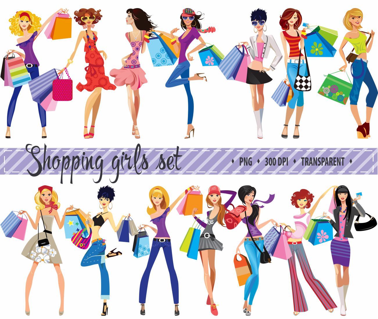 1301x1100 50% Off Sale Fashion Clip Art Shopping Clipart Fashion Girls Clip