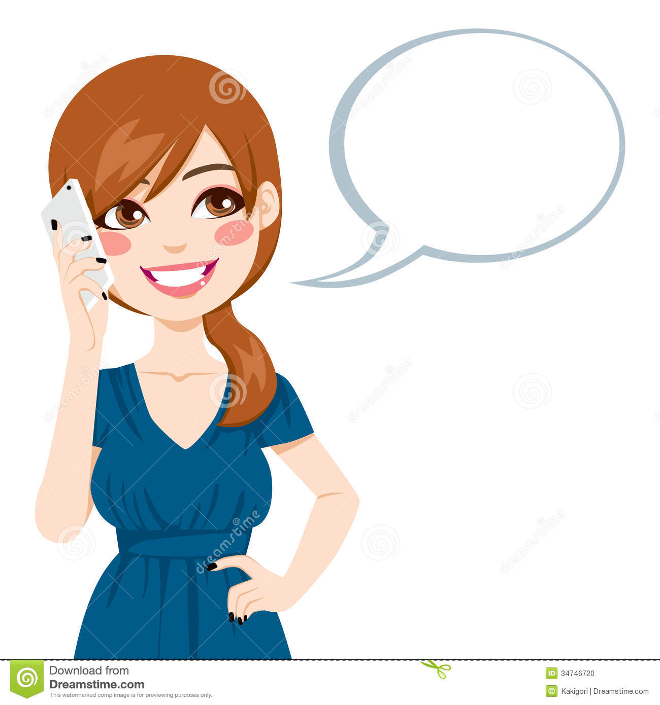 1300x1390 Charming Idea Speaking Clipart Girl On Phone 8 Clip Art Net