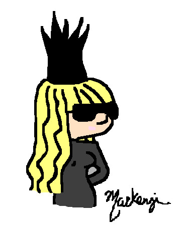 360x463 Lady Gaga Bad Romance Cartoon By Kenzabella
