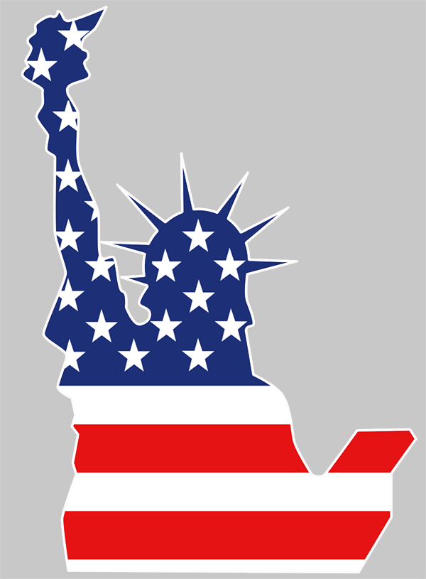 600x815 Lady Liberty Shaped Usa Free Images