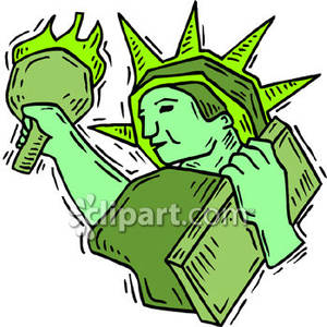 300x300 Lady Liberty Holding Her Book And Torch