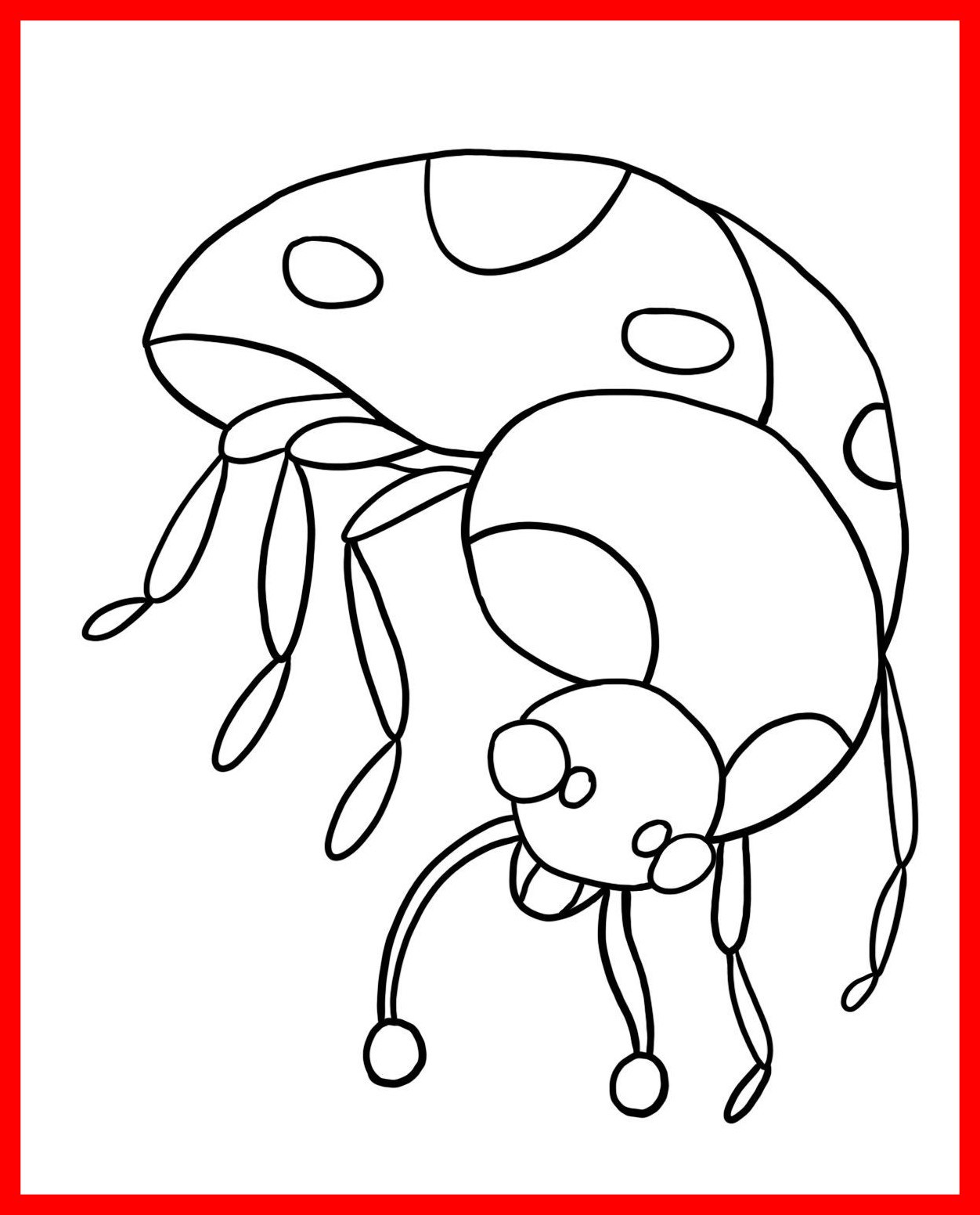 1252x1552 Awesome Printable Ladybug Coloring Pages For Kids Flower Style