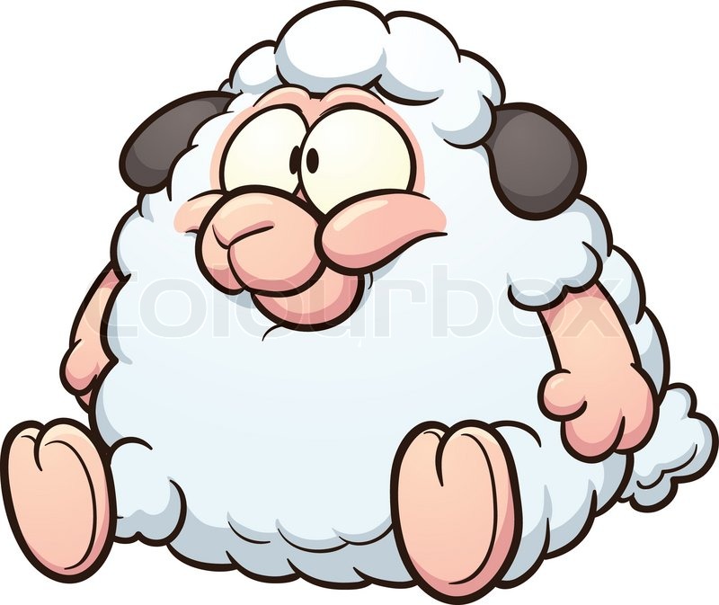 800x673 Simple Clipart Sheep