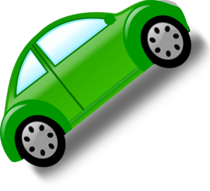 297x270 Green Car Clipart