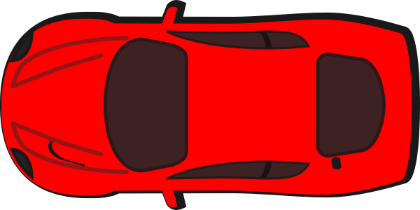 600x300 Lamborghini Top View Clip Art