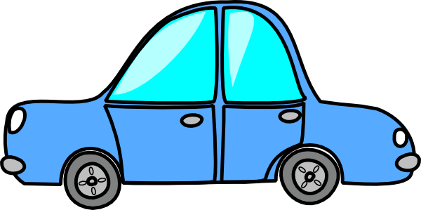 600x299 Vehicle Clipart Blue Car