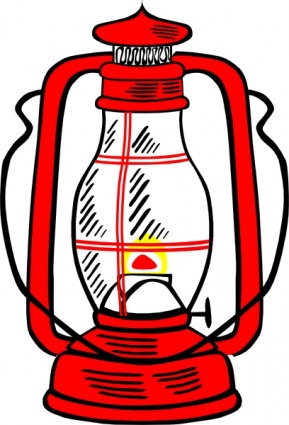 289x425 Free Download Of Red Hurricane Lamp Clip Art Vector Graphic