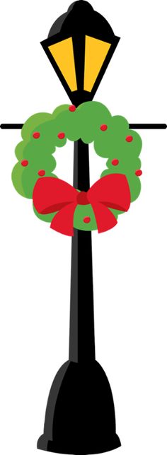 236x644 Lamp Post Clip Art For Christmas Fun For Christmas