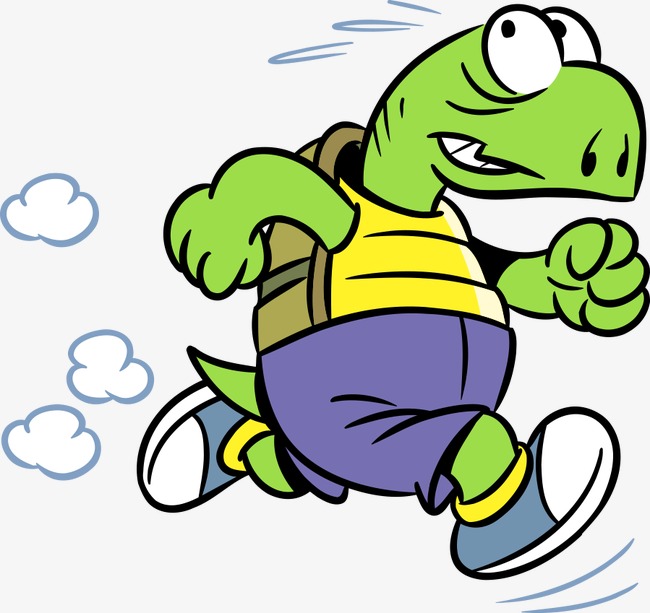 650x613 Running Turtle, Cartoon Comics, Animal Illustration, Land Animals