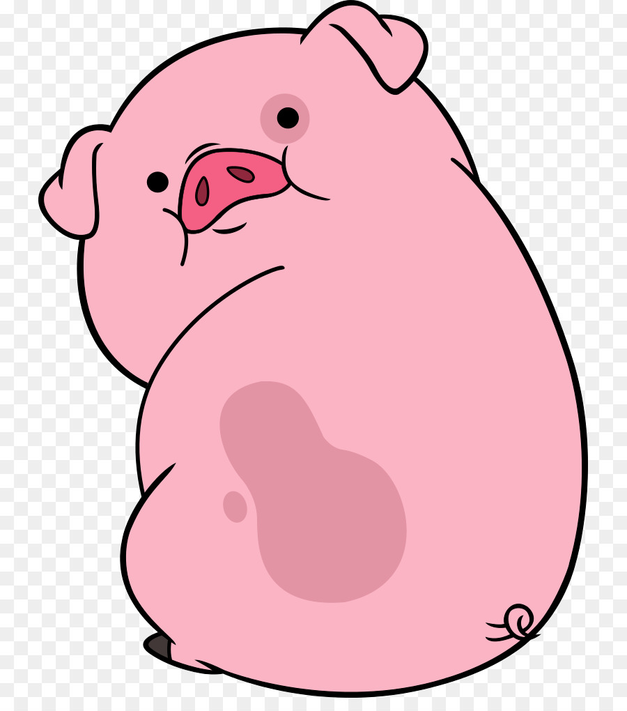 900x1020 Waddles Pig Drawing Land Before Swine Clip Art