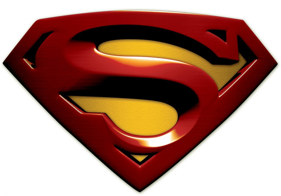 1181x822 Super Man Logo Clipart