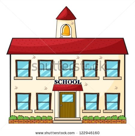 450x455 Free Clip Art Pictures School Buildings