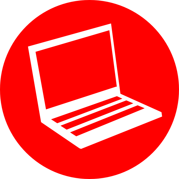 600x600 Laptop Icon Clip Art Free Vector 4vector