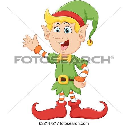 450x442 Happy Green Elf Waving Clip Art Clip Art, Elves And Christmas