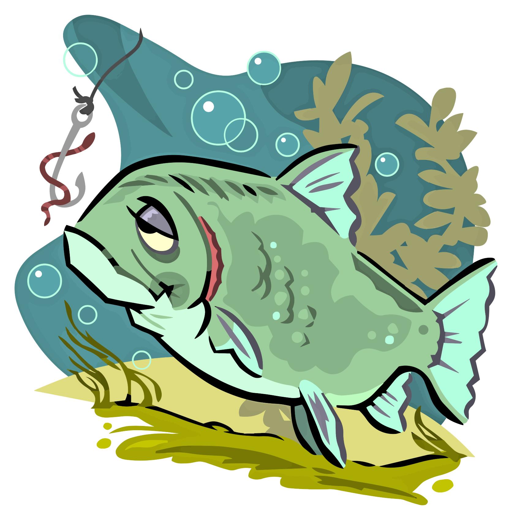 1672x1697 Cartoon Fish Clipart