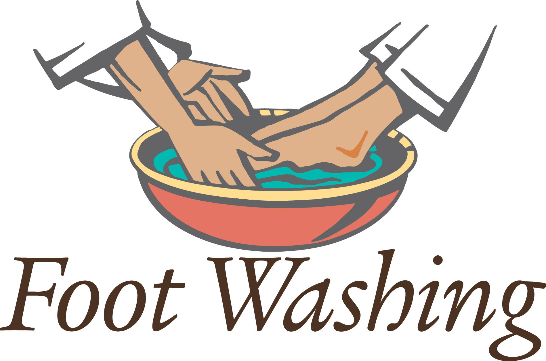 1898x1254 Feet Washing Clip Art Clipart