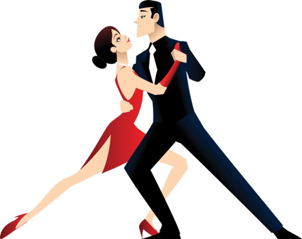 600x475 Latin Dancer Clipart