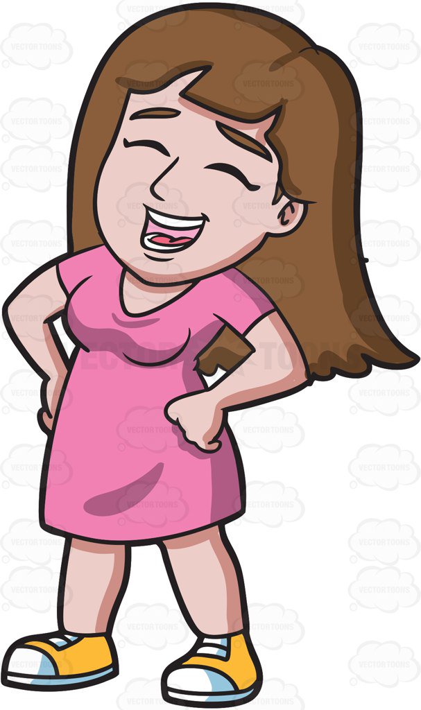 607x1024 Girl Laughing Clipart 42380649 Little Girl Laughing And Smiling