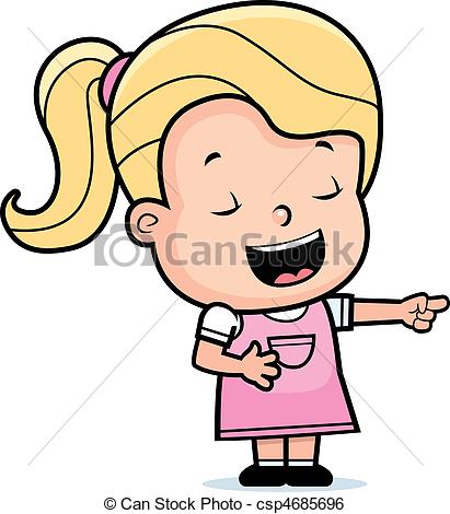 411x470 Girl Laughing Clipart Laughing Cartoon Girl Vector Clip Art