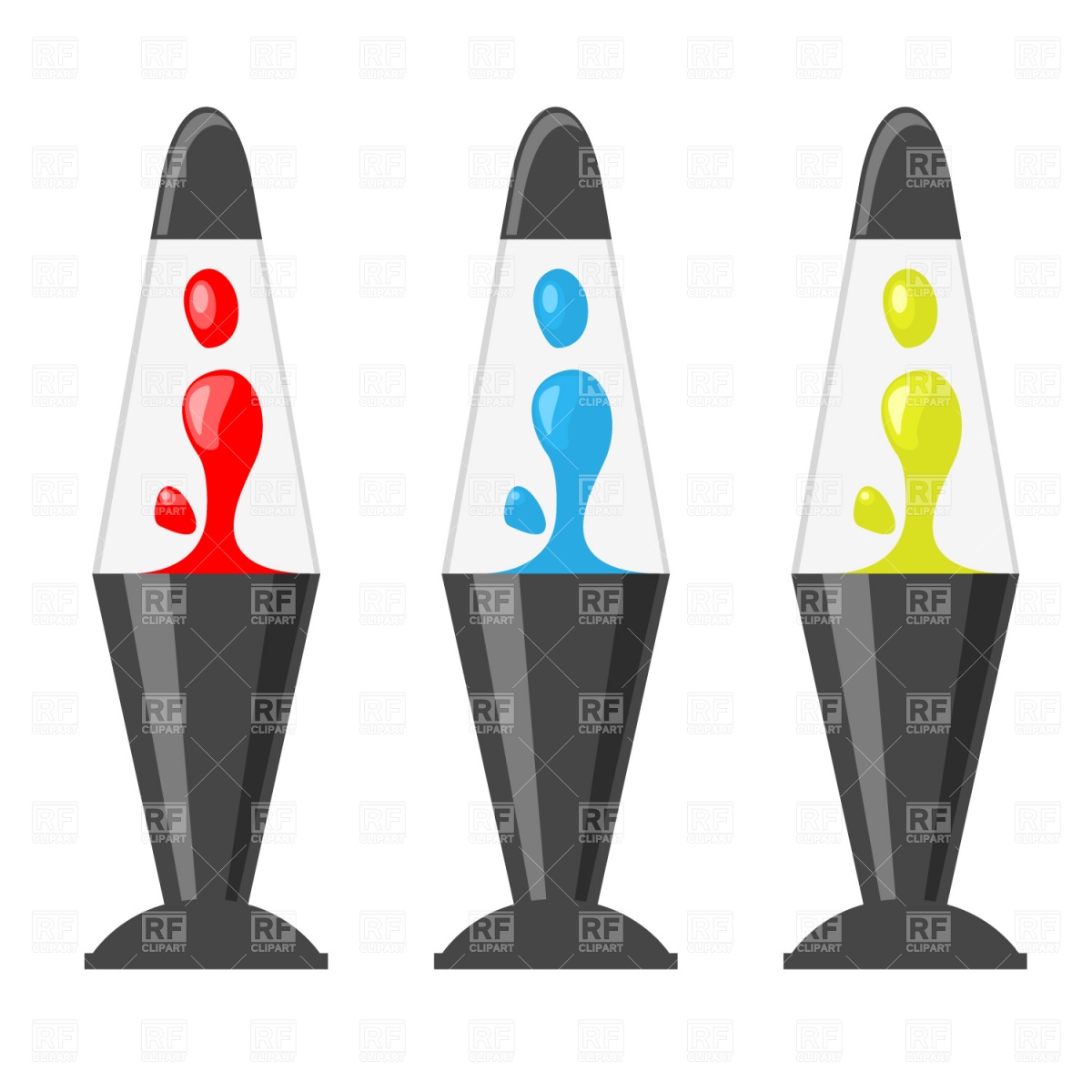 1200x1200 Lava Lamp Royalty Free Vector Clip Art Image