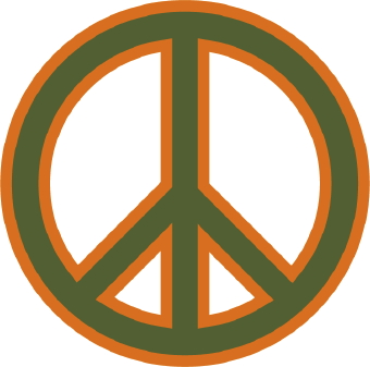 340x337 Peace And Love Sign Clip Art Clipart Panda