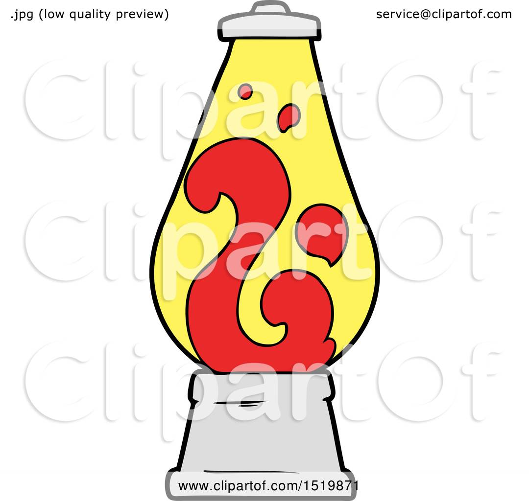 1080x1024 Cartoon Retro Lava Lamp By Lineartestpilot