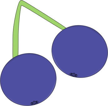 346x339 Image Of Blueberry Clipart