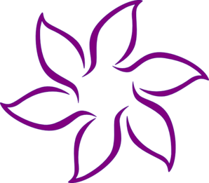 298x261 Purple Flower Clip Art Clipart Panda