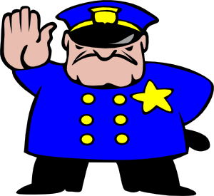 300x275 Police Man Clip Art