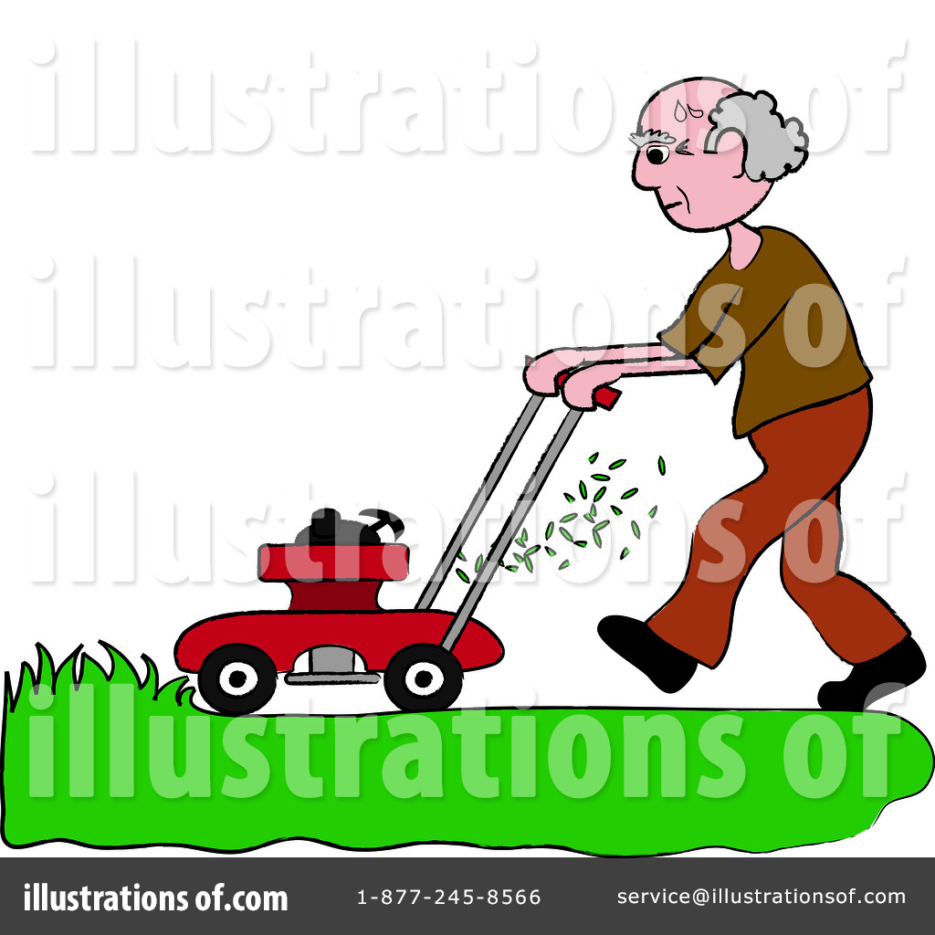 1024x1024 Lawn Mowing Clipart