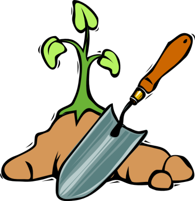 387x400 Lawn Garden Clipart