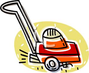 300x246 An Orange And Red Lawn Mower