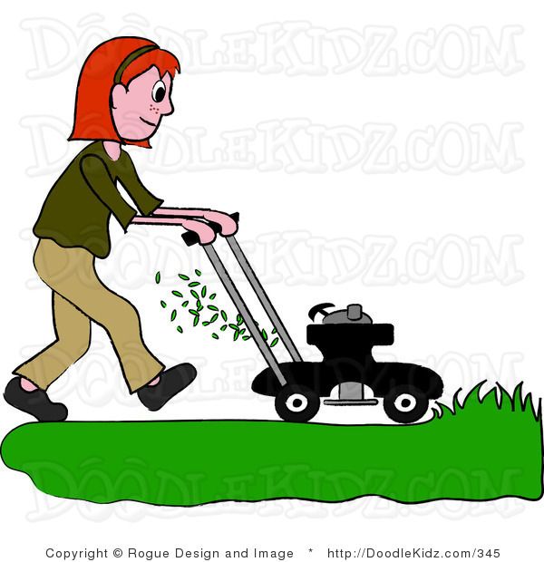 600x620 Mower Clipart Clipart Illustration Of A Big Bear Driving A Red