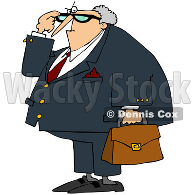 400x400 Royalty Free (Rf) Clip Art Illustration Of An Angry Male Attorney
