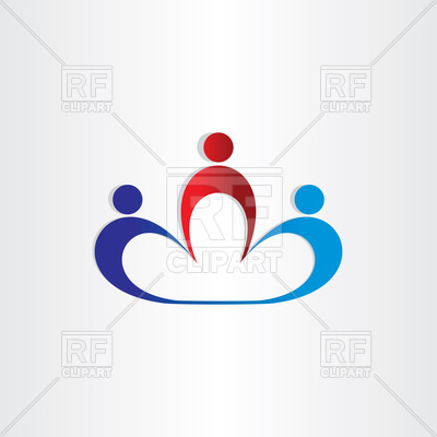 400x400 Leadership Boss Teamwork Workers Icon Royalty Free Vector Clip Art