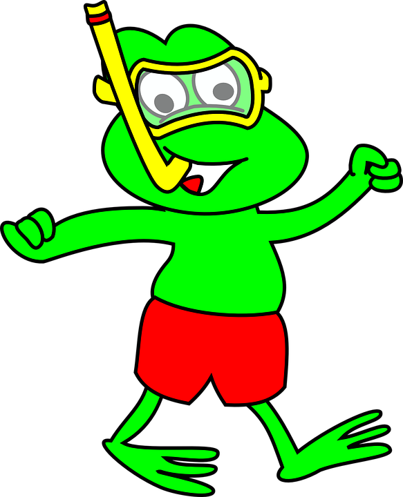583x720 Hello! Clipart Happy Frog