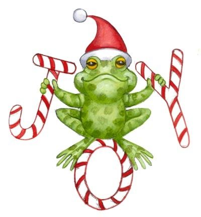 400x430 Stephanie Stouffer. Frog. Frosch. Frogs