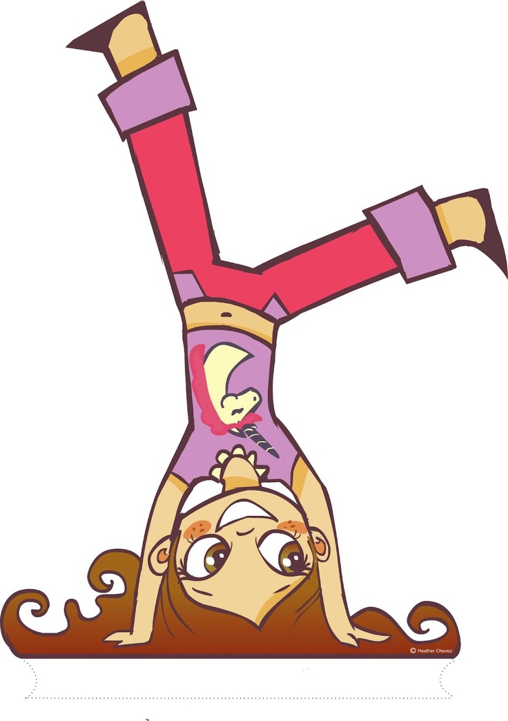 736x1044 Clipart Handstand